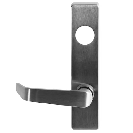 Detex Exit Trim, Classroom, S Lever, Less Cylinder, US26D, LHR 08DS LHR 626